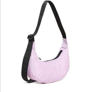 Baggu Mini Nylon Crescent Bag in Light Purple